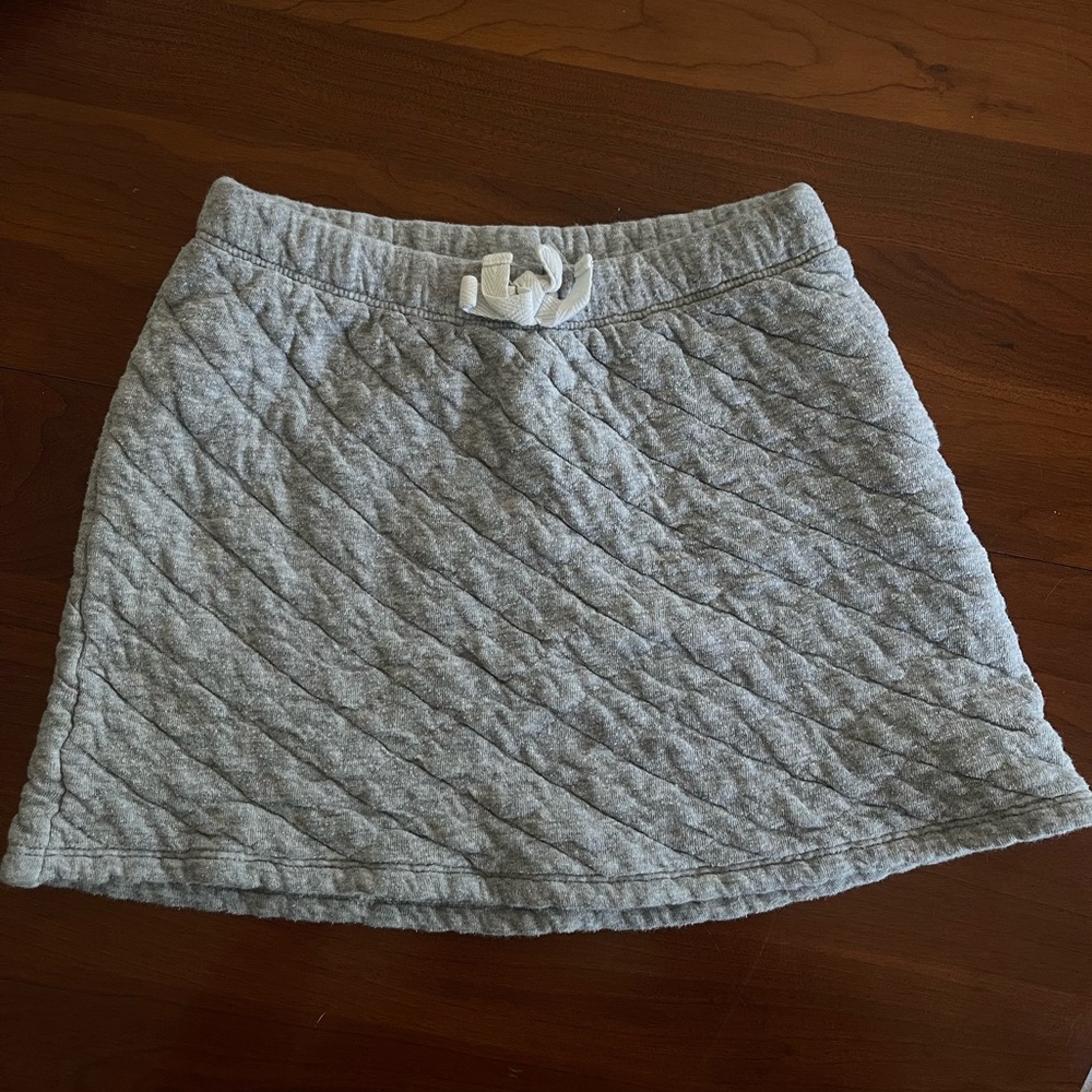 Gap Kids Gray Quilted Skirt